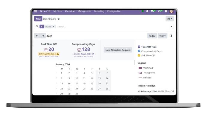 Time Off Dashboard