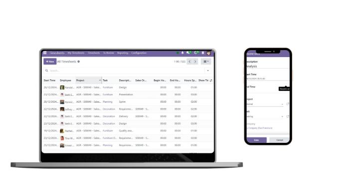 Timesheet Dashboard