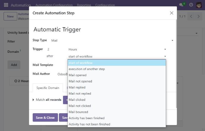 Autmation Automatic Trigger